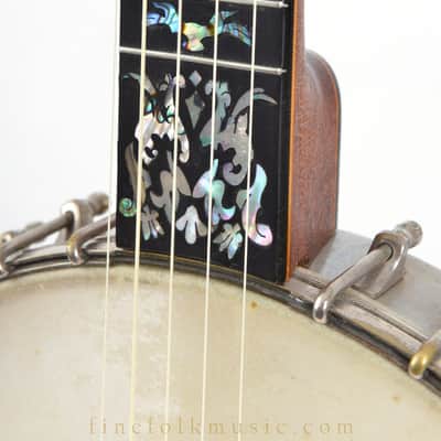1900s UNKNOWN PRESENTATION 5-STRING BANJO image 8