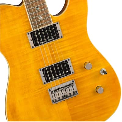 FENDER - Special Edition Custom Telecaster FMT HH  Laurel Fingerboard  Amber - 0262004520 image 4