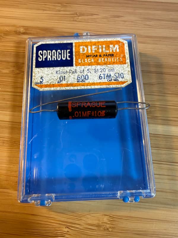Sprague Black Beauty Capacitor