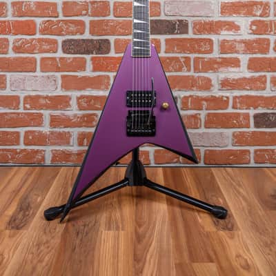 Jackson USA Custom Shop RR1 Rhoads Purple w/ Black Bevels 1986 w/Hard Shell Case image 4