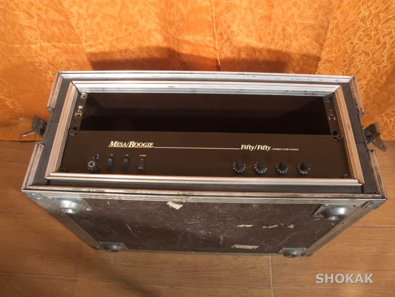 Mesa Boogie 50/50 STEREO TUBE POWER AMP + FLIGHT CASE Black image 1