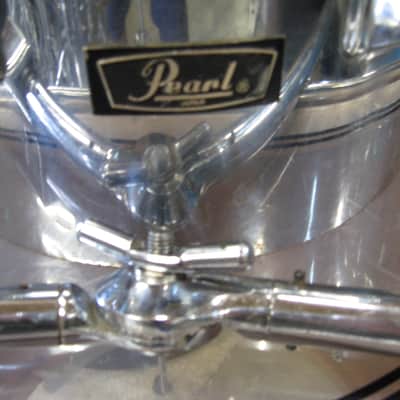 Pearl 6X5.5 & 10X6.5 Fiberglass Concert Toms w/mount 70's - 80's chrome image 19