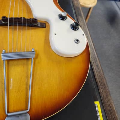 Vintage 1965 Epiphone (Kalamazoo) Granada E444T Thinline Archtop Electric Guitar - Sunburst with Gibson Case image 18