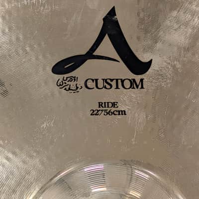 Zildjian 22" A Custom Ride Cymbal 1991 - Present - Brilliant image 3