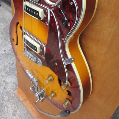 Aria Diamond / Conrad 1202T Hollowbody 1967 Sunburst image 8