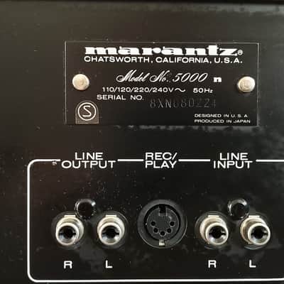 Marantz Model 5000 Rare Vintage Cassette Deck Japan Serviced Warranty 1978-81 image 8