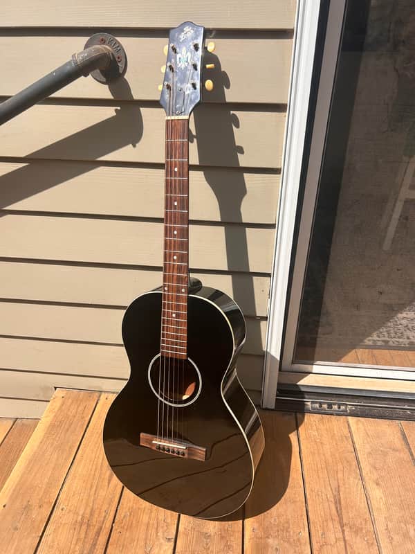 The Loar LO-216 2012 - 2015 - Black with ORIG GEIB SOFT CASE image 1
