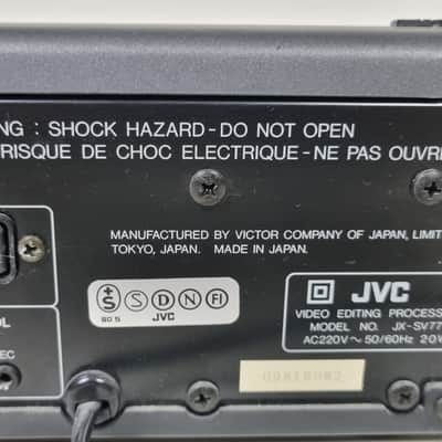 JVC JX-SV 77 Video editing processor 1990's - Black image 7