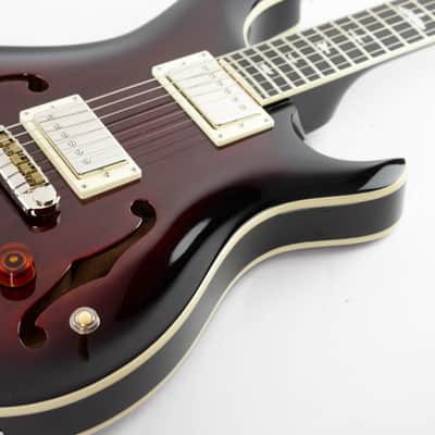 PRS SE Hollowbody Standard 2022 Fire Red Burst image 16