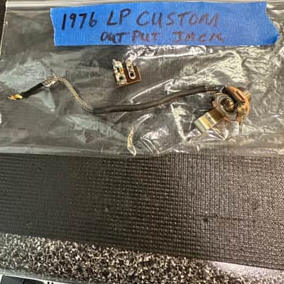 Gibson Les Paul Custom Output Jack 1976 - Silver image 1