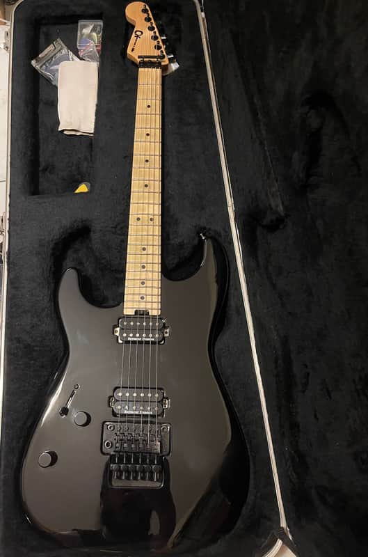Charvel Pro-Mod San Dimas Style 1 HH FR M Left-Handed 2017 - 2018 - Gloss Black image 1