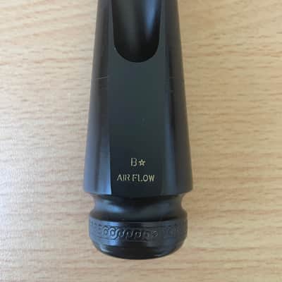 Vintage Pre-Soloist Era Selmer Paris Airflow B* Alto Saxophone Mouthpiece with Selmer Ligature and Cap image 3