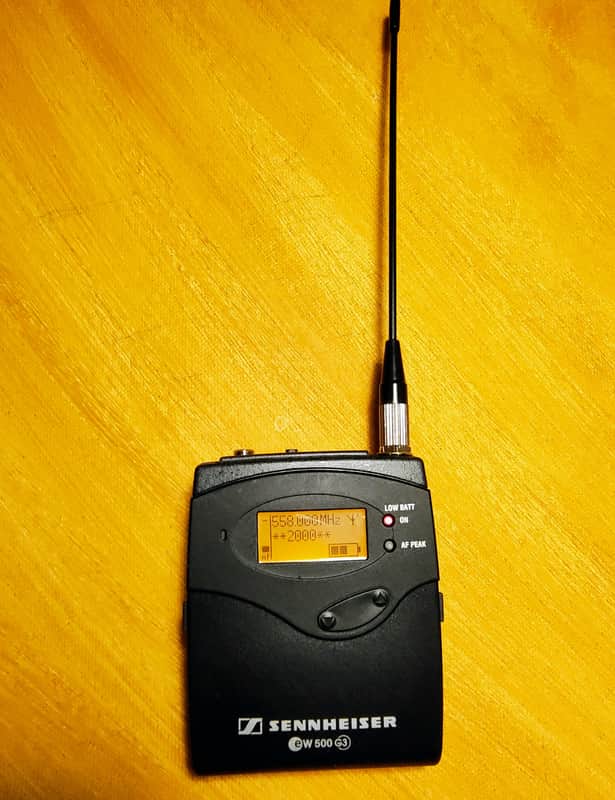 Sennheiser SK500G3 Transmitter SMA Antenna Mod - Band A (516-558 MHz) image 1