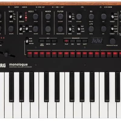 Korg Monologue Monophonic Analog Synthesizer Black