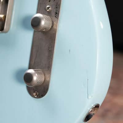 Fender 1969 Telecaster Electric Guitar Refinished Blue with Hardshell Case - Used image 16