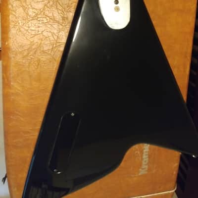 Kramer Aluminium Neck V Bass Late 70's Black image 11