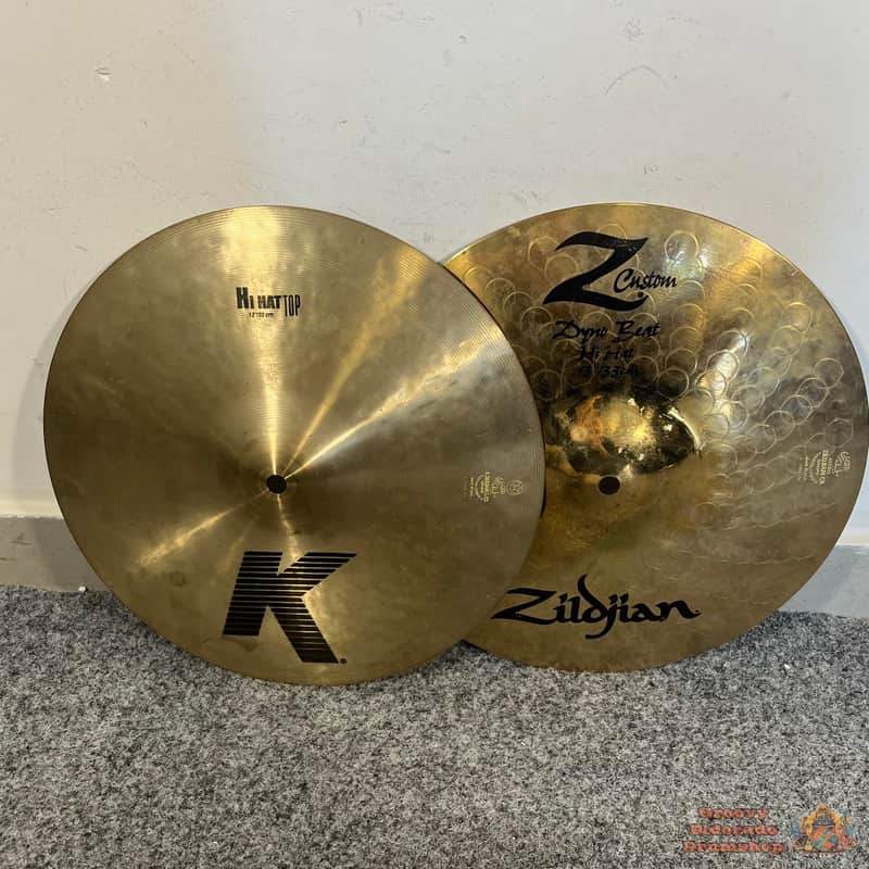 Zildjian K/Z 13” HiHat Cymbals image 1