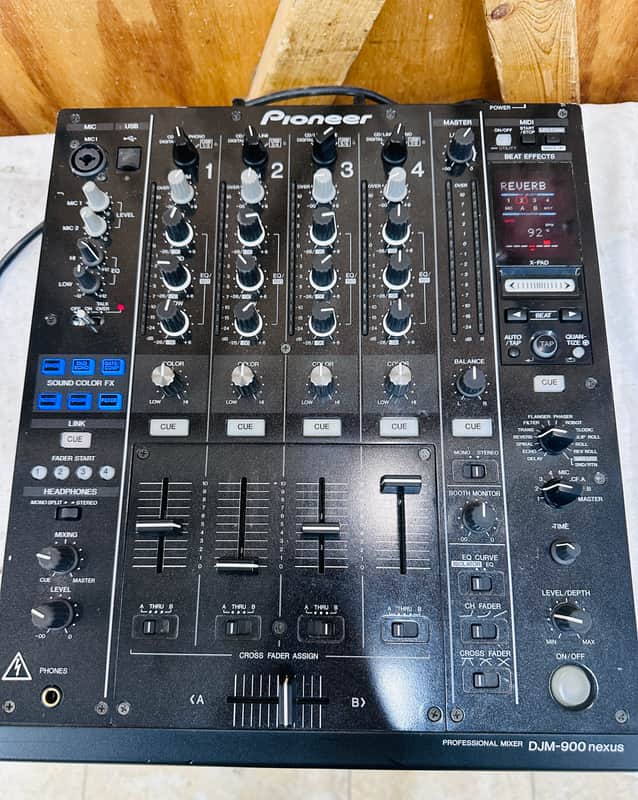 Pioneer DJM-900NXS Nexus 4-Channel DJ Mixer with Effects | Reverb