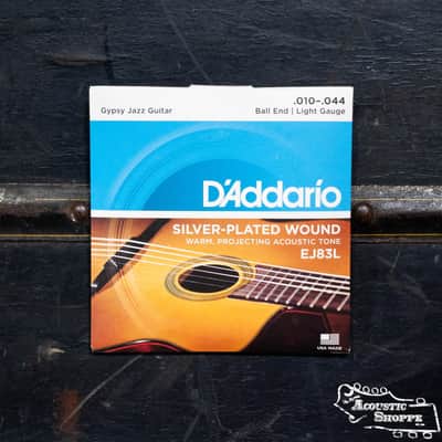 D'Addario EJ83L Gypsy Jazz Ball End Acoustic Guitar Strings Light 10-44 image 1