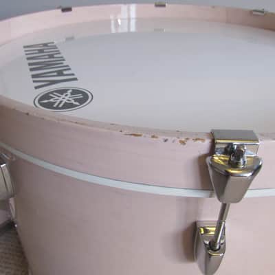 Yamaha Tour Custom Maple Drum Kit in Sakura White (Pink). 22,12,16 - Roadworn image 13