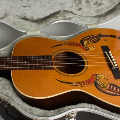 Kel Kroydon KK-1 Flat Top Acoustic Guitar, made by Gibson (1931), ser. #9806 (FON), molded plastic hard shell case. image 15