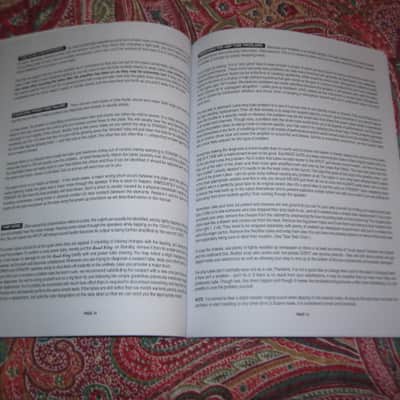 very near A+ (rarely handled) genuine Mesa Boogie Owner's Manual for Express Series 5:25 & 5:50  (NO amp included) from late 2000s/early 2010s, White Paper w/  Black Print/Graphics, 34 TOTAL pages Front Outer Cover to Back Outer Cover, 8 & 1/2" W x 11" H image 14