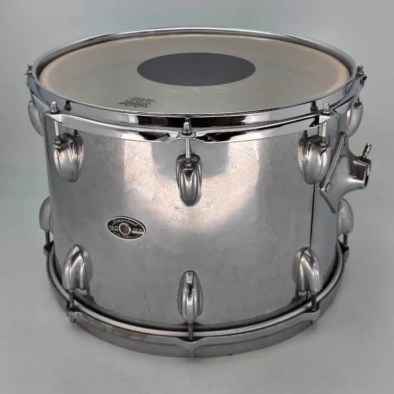 Used Vintage Slingerland Chrome Over Wood 14x10 Rack Tom - Fair image 1