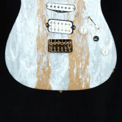 James Tyler Custom Tylerbastar Dann Huff HD-X Spec Hardtail - White Shmear image 1