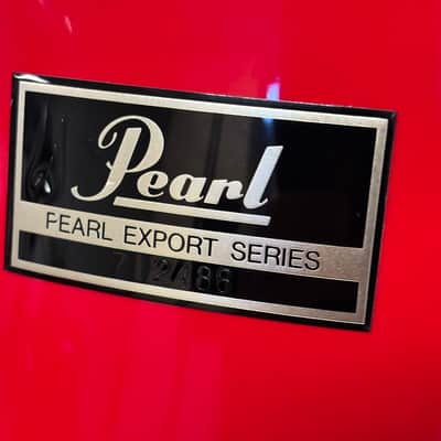 Pearl Export EX 12"x10" Rack Tom Drum Late 1980's - Coral Red image 5