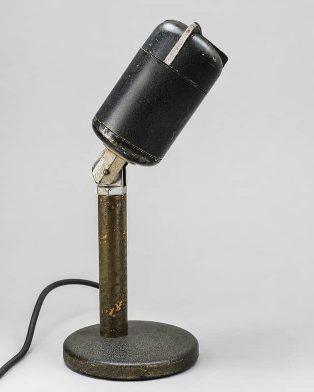 Western Electric Vintage 633A “Salt Shaker” Microphone w/ Original WE Desk Stand image 1