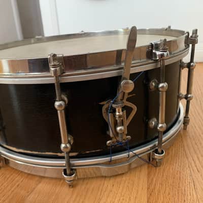Ludwig Professional Standard 5”x14” 1930’s - Black Lacquer image 3