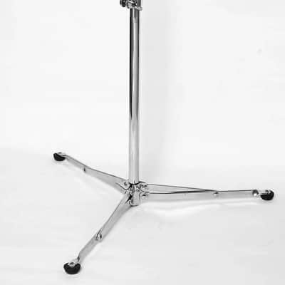 Ludwig (WFL) Snare Drum Stand, Riveted Rubber Feet, Chrome Plated - 1955 / EXCEPTIONAL CONDITION image 11