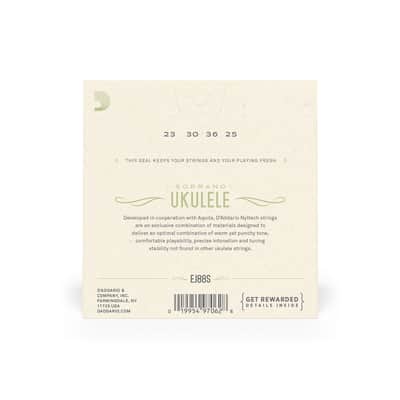 DAddario EJ88S Sopran Ukulele image 3