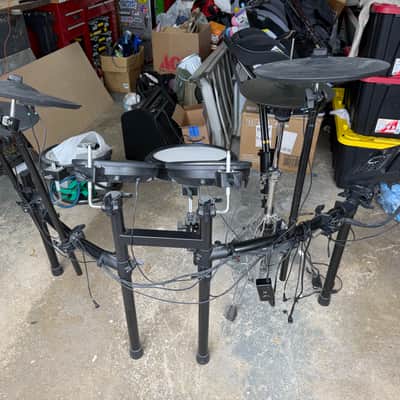 Roland TD-17KVX V-Drum Kit with Mesh Pads 2010s - Black image 2