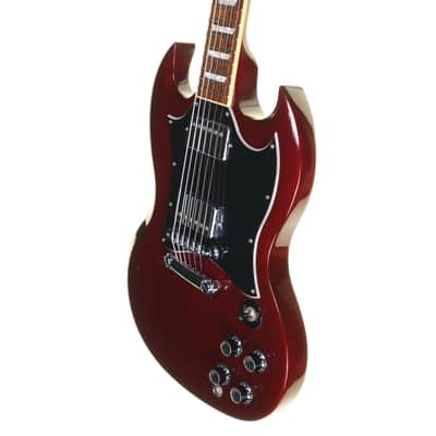 Gibson SG Standard Electric Guitar, Cherry Red with Hard Case image 6
