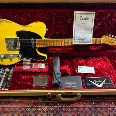 Fender Custom Shop '52 Heavy Relic Telecaster 2013 Graffiti Yellow image 2