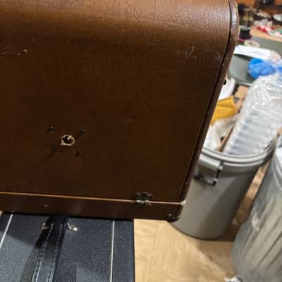 Ampro Deluxe Speaker Cab Cabinet Vintage 1940’s - Brown image 4