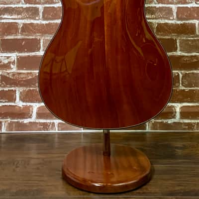 Timothy Bram Mahogany Thin Line Tribute Archtop Model # 15, near Mint condition, 14 1/2" Lower Bout Natural image 4