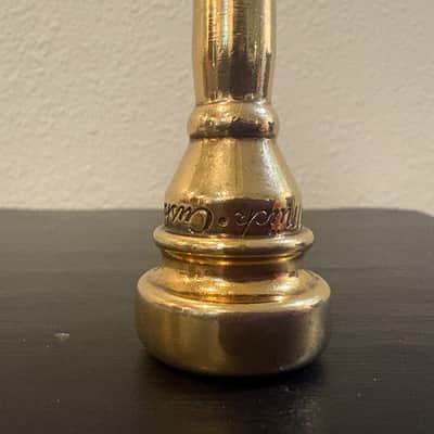 Vintage Rudy Muck Cushion Rim Gold Plated 15S Trumpet Mouthpiece image 4