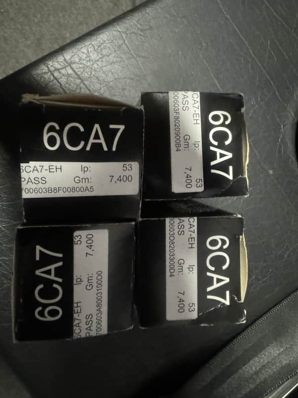 Electro-Harmonix 6CA7 power tubes - EL34 image 1