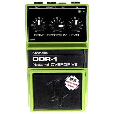 Mint Nobels 2020 ODR-1 Natural Overdrive 9-18v Guitar Effects Pedal w Bass Cut Switch image 1