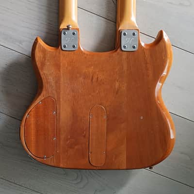 Hoyer Double Neck Bass and Guitar 1970s - Natural image 6