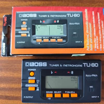 Boss TU-80 Tuner & Metronome 2003 - 2016 - Black image 1