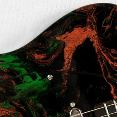 Custom Swirl Painted and Upgraded Fender Squier Telecaster With Matching Pickguard image 10