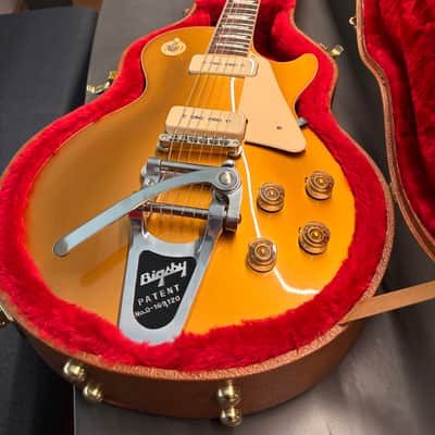 2018 Gibson Les Paul Goldtop P-90 w/ Bigsby – with Original Hard Shell Case image 5