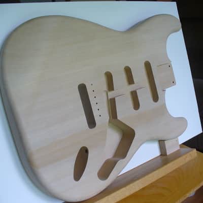 Exotic '62 S-Style Quarter Sawn American Sycamore Guitar Body for Strat® Neck Natural made in USA image 2