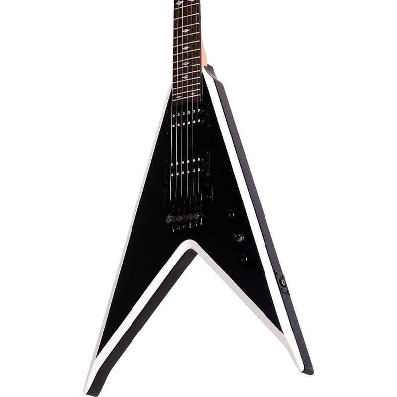 B.C. Rich MK3-JV-BKWB Junior V MkIII Black with White Bevels image 1