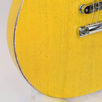 2006 Gibson Les Paul Faded Double Cutaway Electric Guitar, TV Yellow image 6