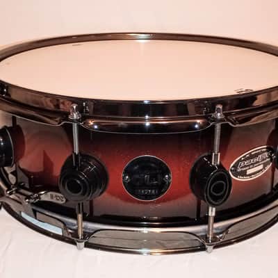 DW/PDP HYBRID MAPLE SNARE DRUM WITH INDE STRAINER SET FREE SHIP TO C-USA! image 3