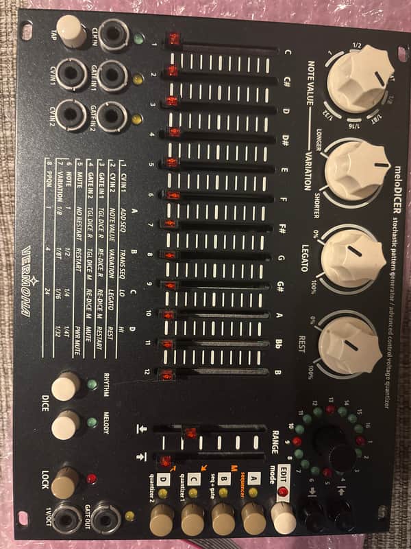 Vermona MeloDICER Sequencer and Pattern Generator Module image 1